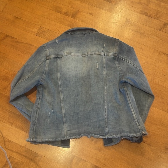 Eunina/Buckle distressed denim jacket size medium new - Picture 6 of 8